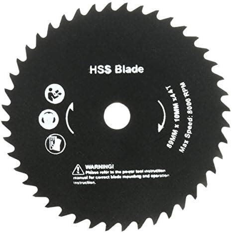 Generic 89mm 10mm Hole 44 Teeth HSS Circular Saw Blade Cutting Discs ...