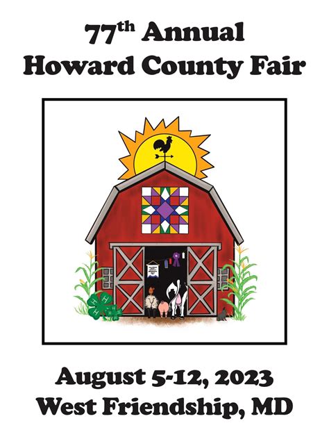 Events Calendar - The Howard County Fair