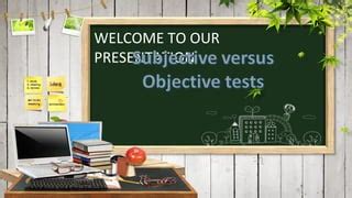 Image result for Objective Vs Subjective Tests