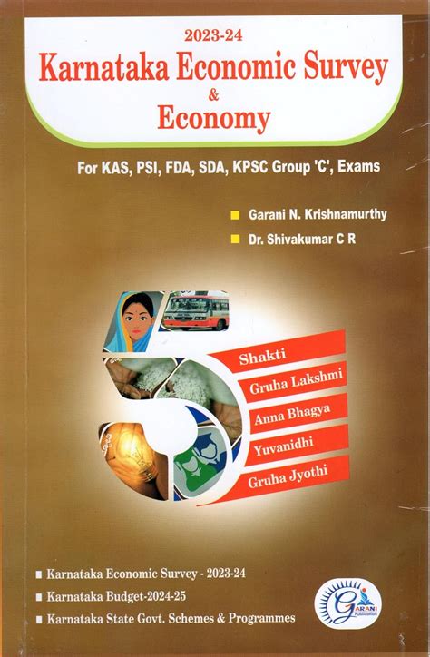 Buy Karnataka Economic Survey and Economy -2023-24 | For KAS, PSI, FDA ...
