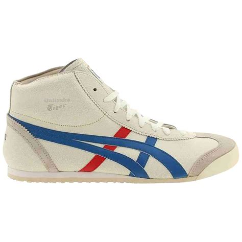 Onitsuka Tiger Mexico Mid Runner 'White Blue Red' – Dawntown
