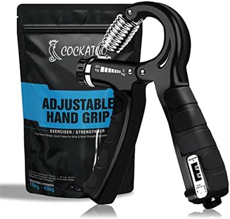 Cockatoo Counter Hand Grip Strengthener|(5 KG - 60 Kg) Adjustable Hand ...