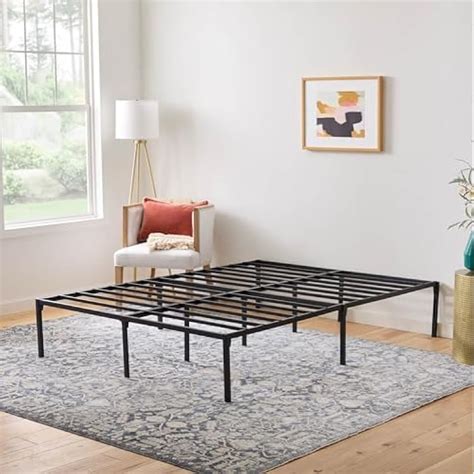 Linenspa Heavy Duty Metal Platform Bed Frame - No India | Ubuy
