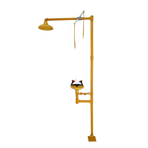 EFFICACY Hand Operated Emergency GI Eye Wash and Safety Shower 1 inch ...