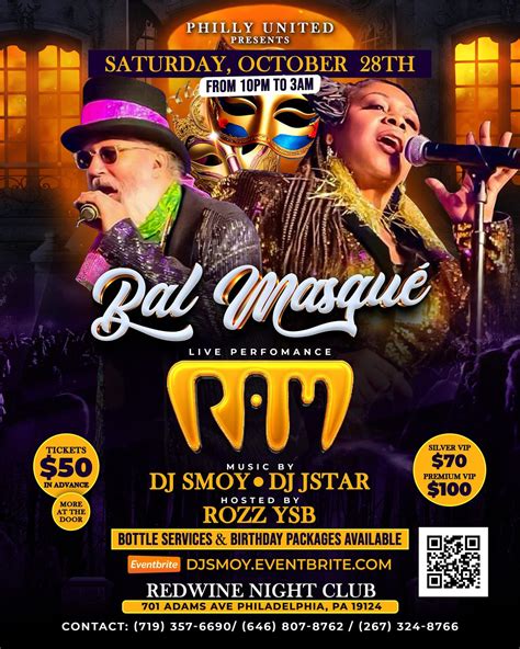 BAL MASQUE WITH RAM, Red Wine Restaurant & Steak House, Philadelphia ...