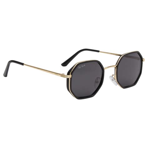 Buy TED SMITH Unisex Black Premium metal Sunglasses With Polarized ...