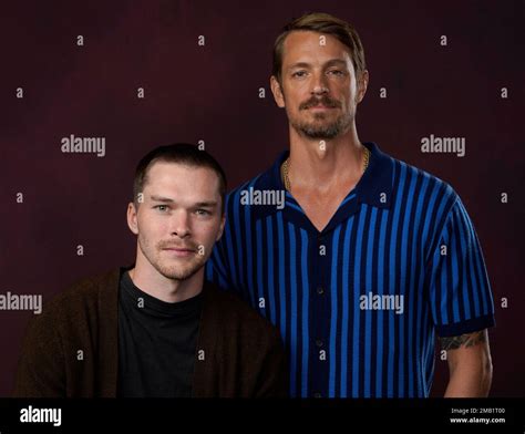 Casey W. Johnson, left, Joel Kinnaman pose for a portrait to promote ...