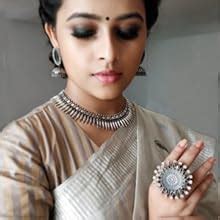 Yellow Chimes Jewellery Set for Women and Girls Traditional Silver ...