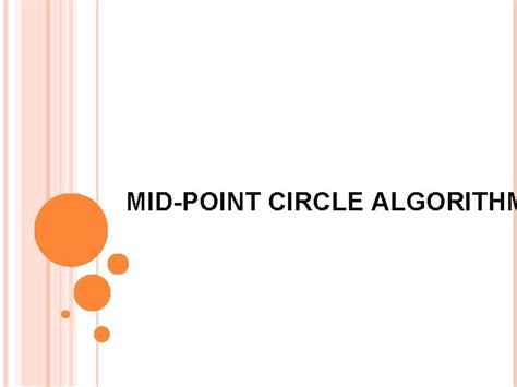 Midpoint Circle Algorithm Tutorial 的图像结果