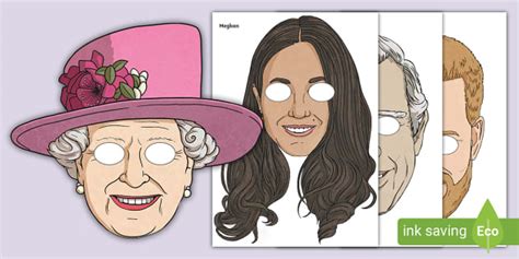 Platinum Jubilee Role-Play Masks (teacher made) - Twinkl