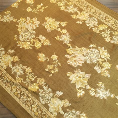 Set 4-19th Dec - Warm Olive Green Digital Floral Printed Pashmina ...