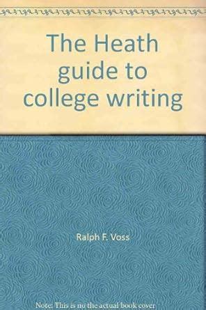 Buy The Heath guide to college writing Book Online at Low Prices in ...