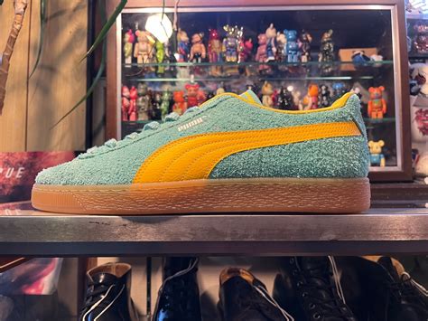 PUMA SUEDE SUPERTIFO "JADE FROST/GUM" (2014) 30cm | USED SNEAKERS KAI