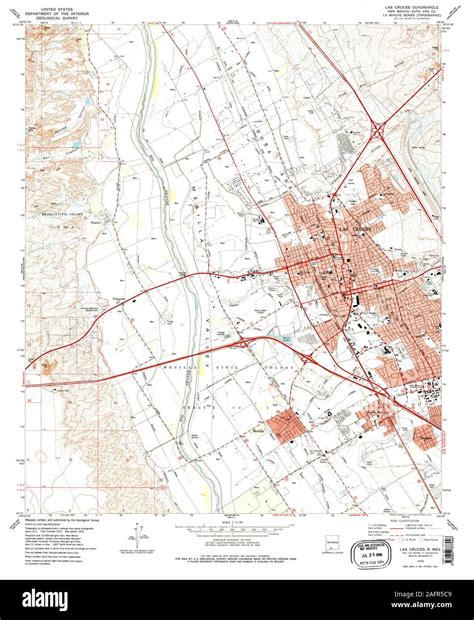 Las cruces new mexico map hi-res stock photography and images - Alamy