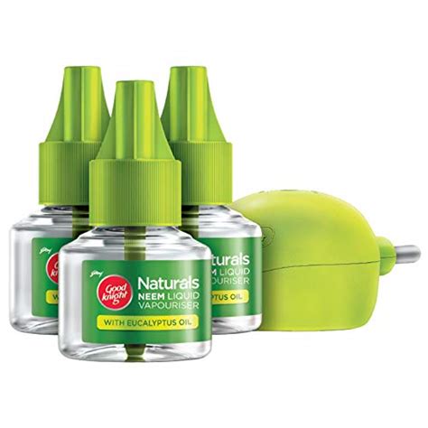 Good Knight Naturals Neem Liquid Vapouriser Mosquito Repellent | Combo ...