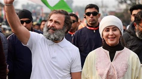 Photos: Shiv Sena UBT leader Urmila Matondkar joins Rahul Gandhi's ...