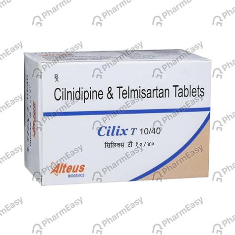 Cilix T 10/40mg Strip Of 15 Tablets: Uses, Side Effects, Price & Dosage ...