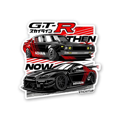 Buy GTR ADVAN Sticker Online | Premium Waterproof Vinyl | STICK IT UP