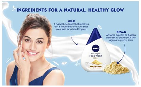 NIVEA Women Face Wash for Oily Skin, Milk Delights Besan, 50 ml ...