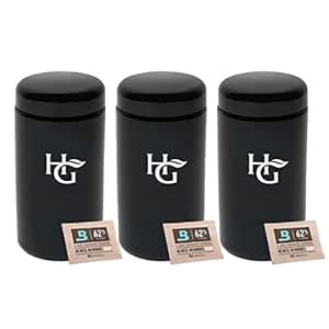 Buy Herb Guard - [3 Pack] 2 Oz Airtight Container & Smell Proof Stash ...
