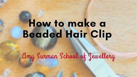 Image result for Beaded Hair Clips Tutorial