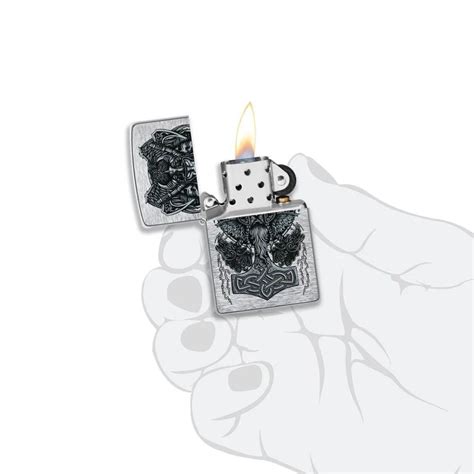 Zippo Viking Designn Lighter – DeltaTac.shop