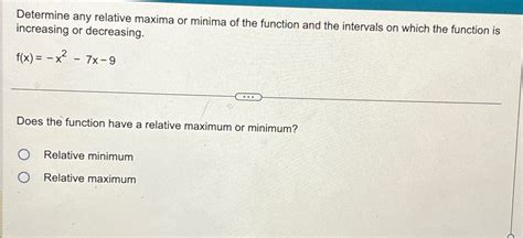 Image result for How to Know If a Function Has Relative Max or Min