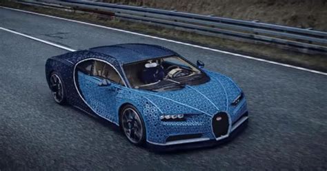 Video: This life-size, drivable Bugatti Chiron is built entirely using ...