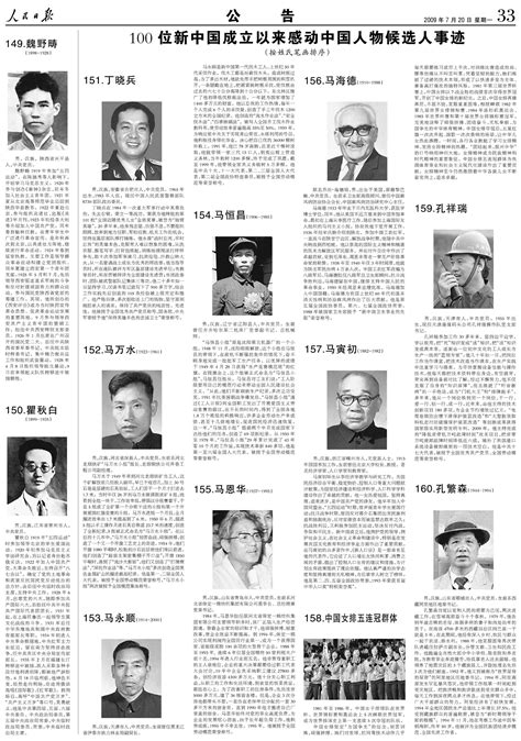 100位为新中国成立作出突出贡献的英雄模范人物和 100位新中国成立以来感动中国人物候选人事迹(组图)-搜狐新闻
