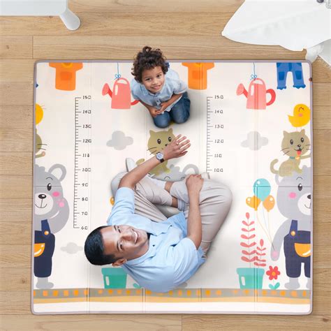 Baybee Baby Double Sided Play Mat Foldable Crawling Mat – Baybee India