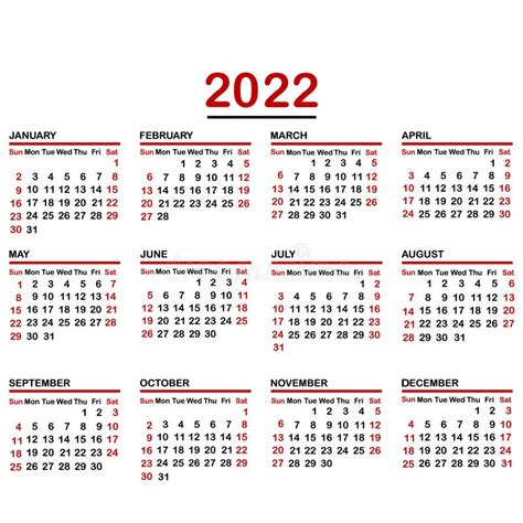 2022 Calendar with World Map Stock Vector - Illustration of ocean ...