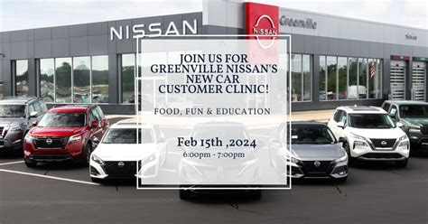 Join Us at Greenville Nissans New Car Customer Clinic with "Buddys Girl ...