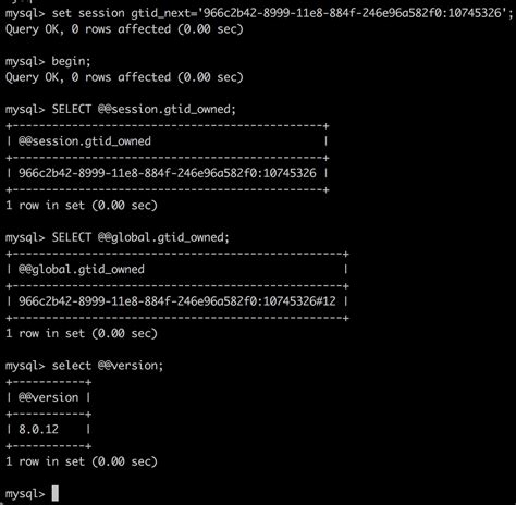Image result for GITD MySQL Transaction