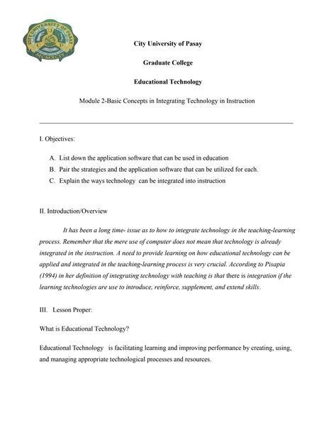 Image result for Module with Integrating Technology