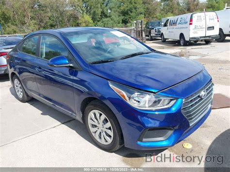 Report 3KPC24A64ME131043 HYUNDAI ACCENT 2021 Blue Gasoline - price and damage history