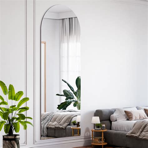Koonmi Arch Full Length Acrylic Mirror, 71"x 28" Lightweight Soft ...
