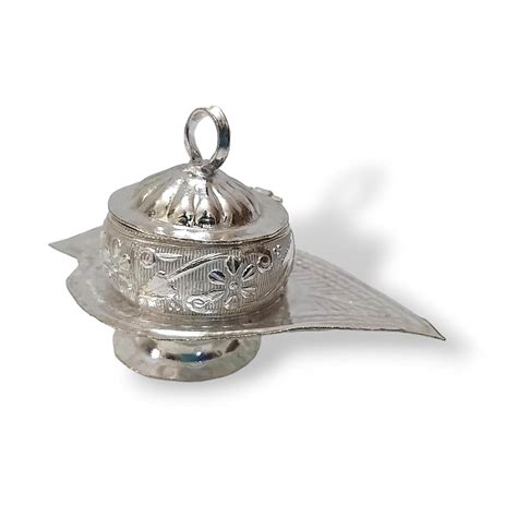 Buy Brass Blessing Sindoor Container Kum Kum Box for Women - German ...