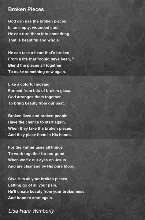 Poem About Broken Relationship