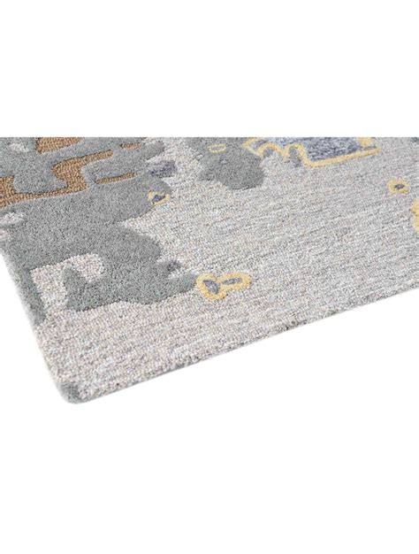 Gray Muse Rug - Modern 5x8ft Luxury Home Decor