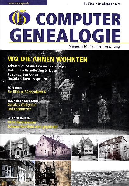 Computergenealogie/Aktuelles Heft – GenWiki