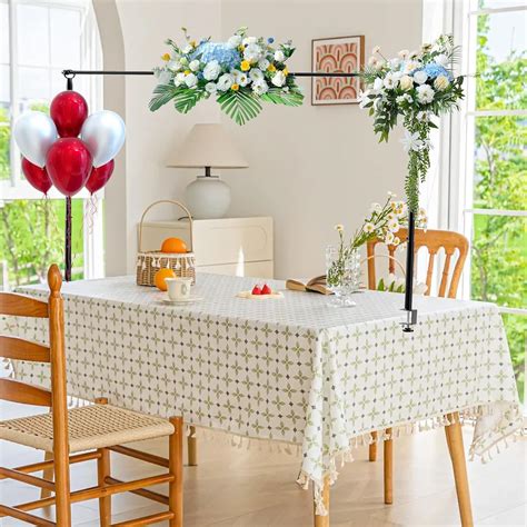 Amazon.com: Ganggend Over The Table Rod Stand with Clamps, Adjustable ...
