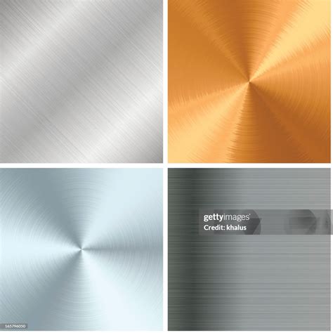 Metal Texture Set High-Res Vector Graphic - Getty Images