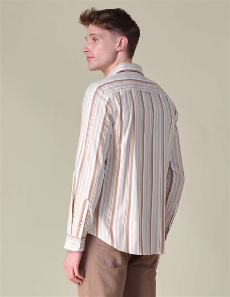 Vertical Striped Regular Fit Shirt