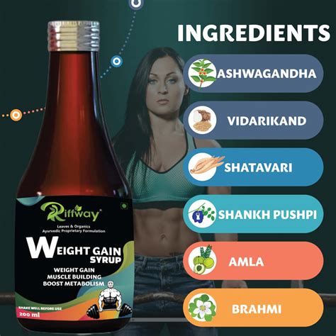 Buy RIFFWAY WEIGHT GAIN SYRUP | GAIN WEIGHT THE RIGHT WAY 100% ...