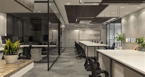 西安工业风办公室装修设计图|空间|室内设计|西安办公室装修 - 原创作品 - 站酷 (ZCOOL)
