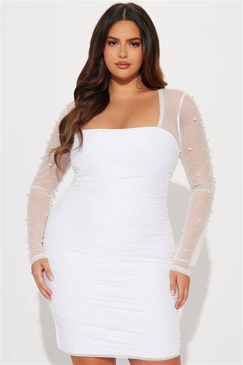Plus Size White Dresses for Women | Shop White Plus Size Dresses ...
