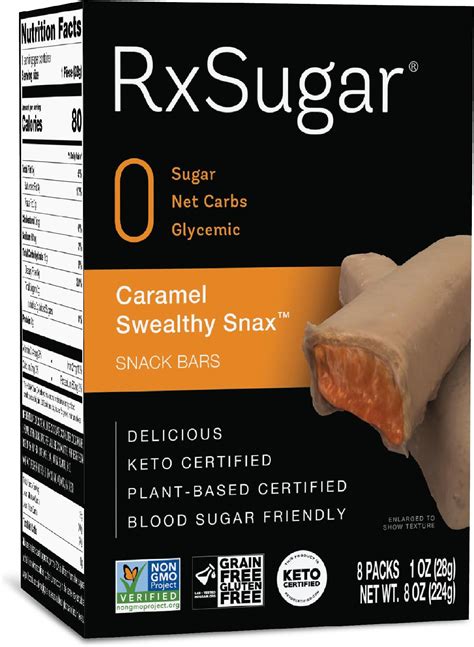 Amazon.com : RxSugar Vanilla Creme Swealthy Snax, Diabetes & Keto ...
