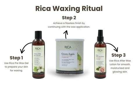 Rica Green Apple Liposoluble Wax for Women Hair Removal Waxing ...