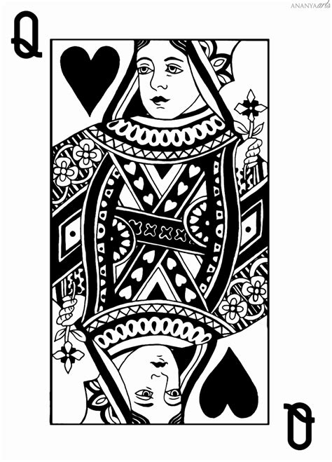 Queen Of Hearts Card Printable