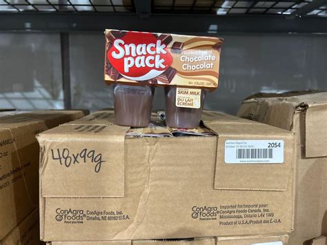 ***CASE LOT*** Snack Pack Chocolate Pudding Cup 4 Packs - 12x(4x3.50oz)
